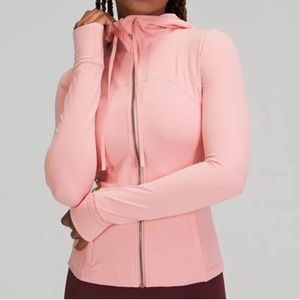 Lululemon Hooded Define Jacket Nulu Pink Size 12 CLEAN PERFECT CONDITION